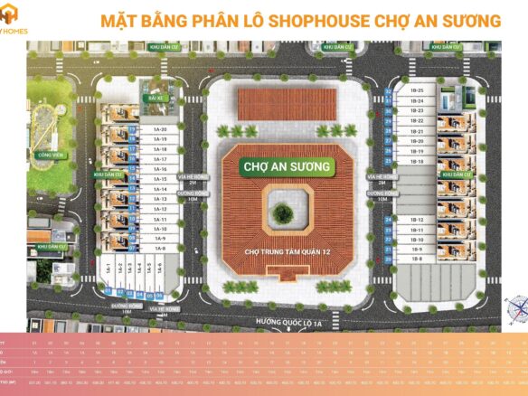 Shophouse An Sương Quận 12 – Đã có sổ hồng