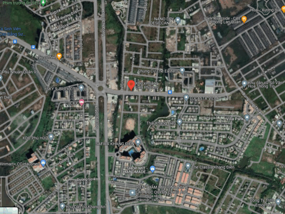 Lô đất 1000m2 mặt tiền đường Liên Phường, Phước Long B, TP Thủ Đức (Quận 9 cũ) – 293 Liên Phường, Quận 9