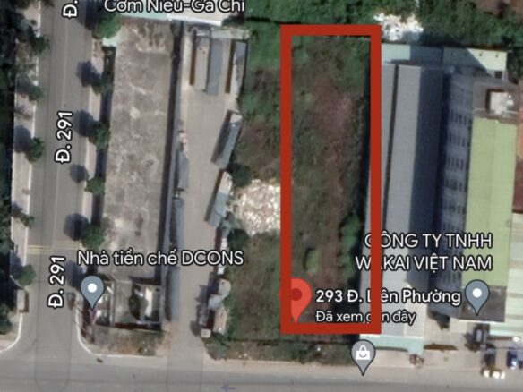 Lô đất 1000m2 mặt tiền đường Liên Phường, Phước Long B, TP Thủ Đức (Quận 9 cũ) – 293 Liên Phường, Quận 9