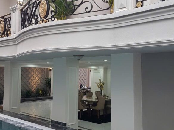 BÁN BIỆT THỰ CAO CẤP MẶT TIỀN TRẦN XUÂN SOẠN, QUẬN 7 – THIẾT KẾ ĐẲNG CẤP, HỒ BƠI, THU NHẬP CAO